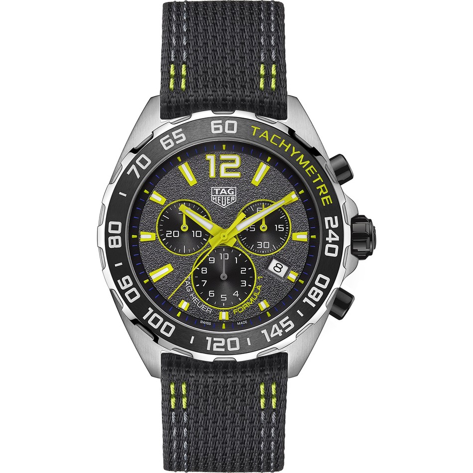 TAG Heuer Formula 1 Calibre Quartz Masculino Cinza Nylon