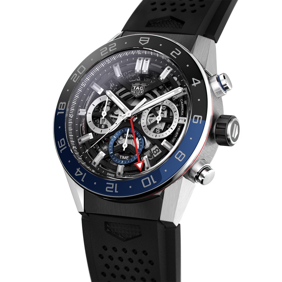 TAG Heuer Carrera Calibre Heuer 02 Autom tico Masculino Preto