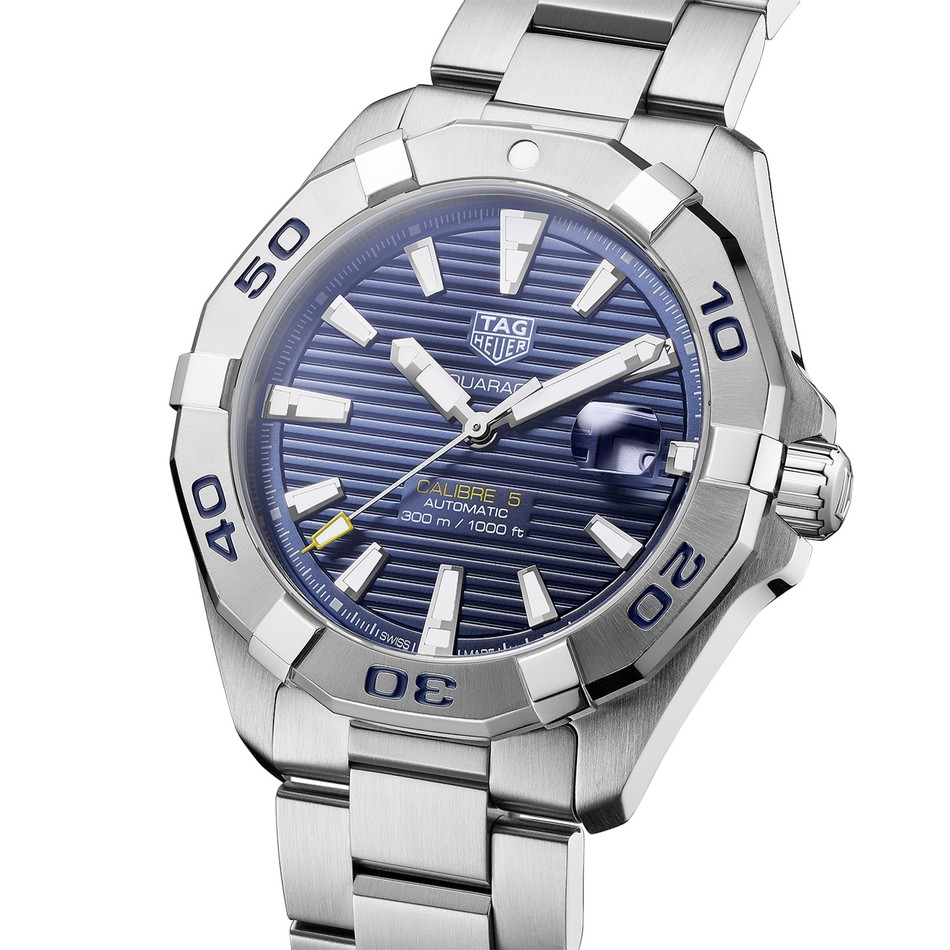 TAG Heuer Aquaracer Calibre 5 Autom tico Masculino Azul A o 3