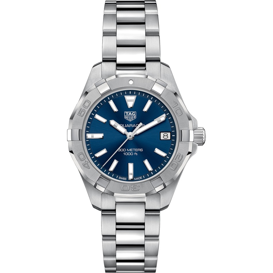 TAG Heuer Aquaracer Calibre Quartz Feminino Azul A o 3 ponteiros