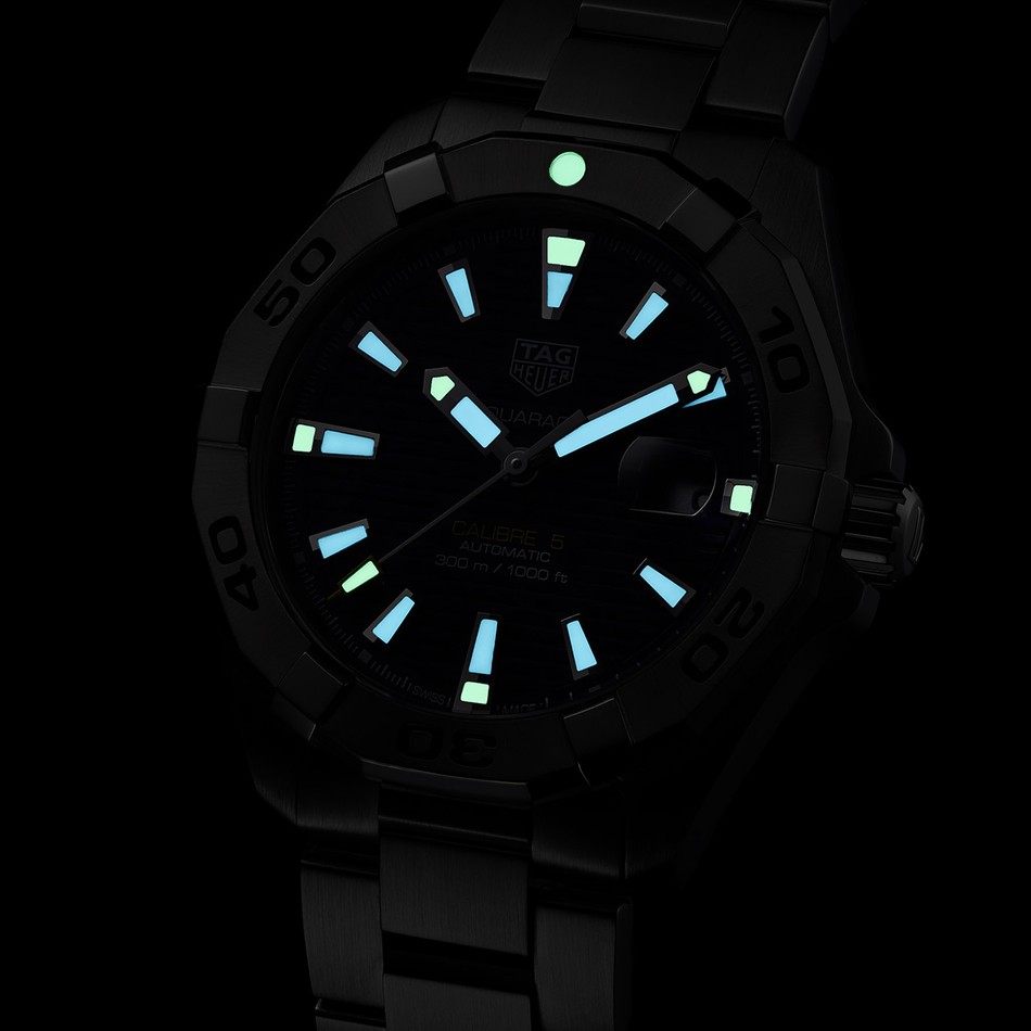 TAG Heuer Aquaracer Calibre 5 Autom tico Masculino Azul A o 3