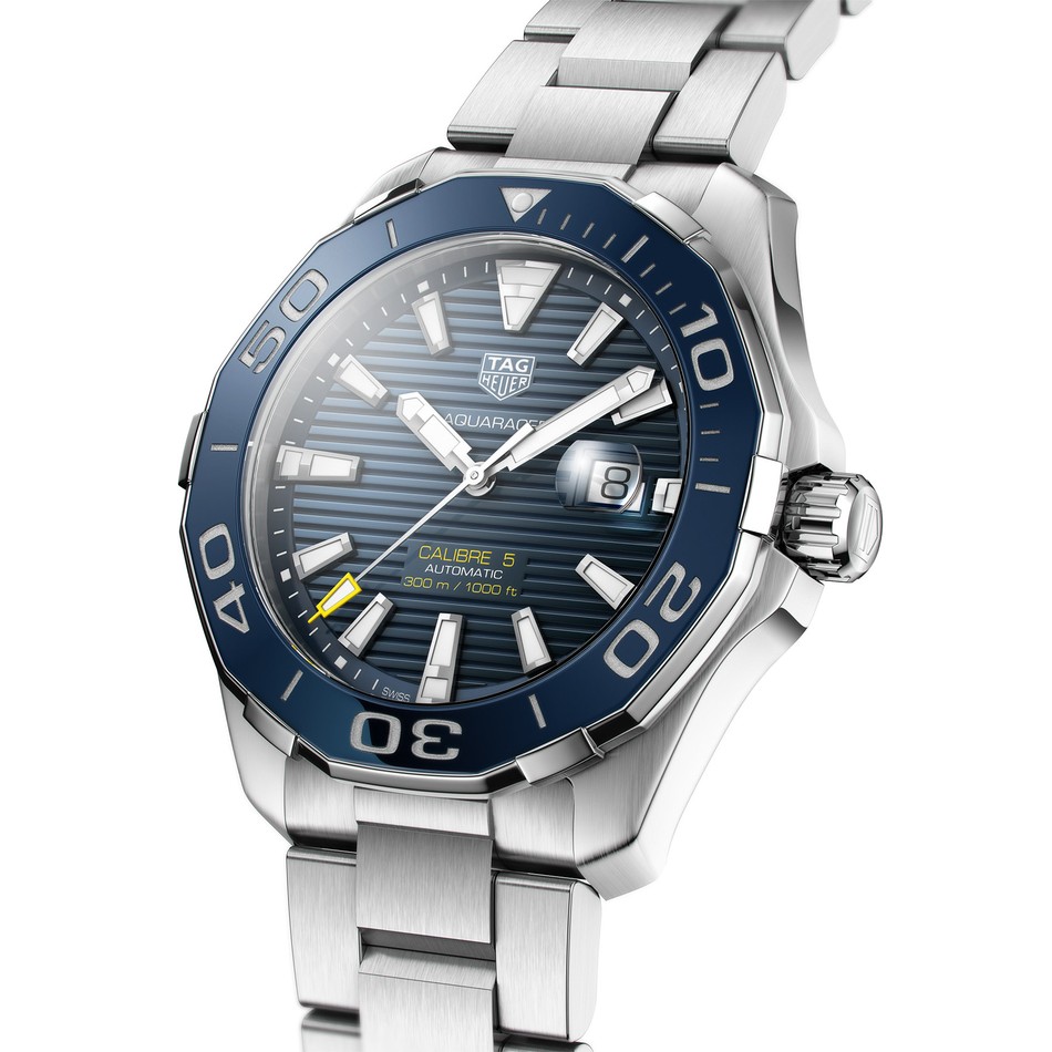 TAG Heuer Aquaracer Calibre 5 Autom tico Masculino Azul A o 3