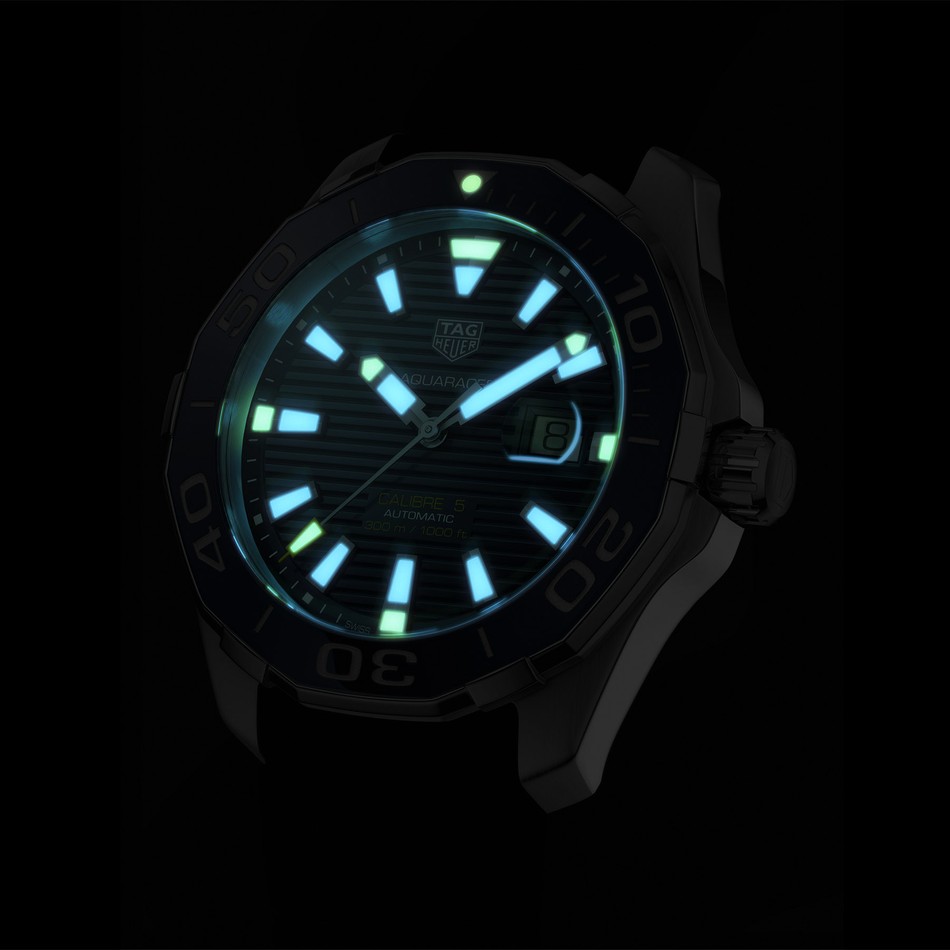 TAG Heuer Aquaracer Calibre 5 Autom tico Masculino Azul A o 3