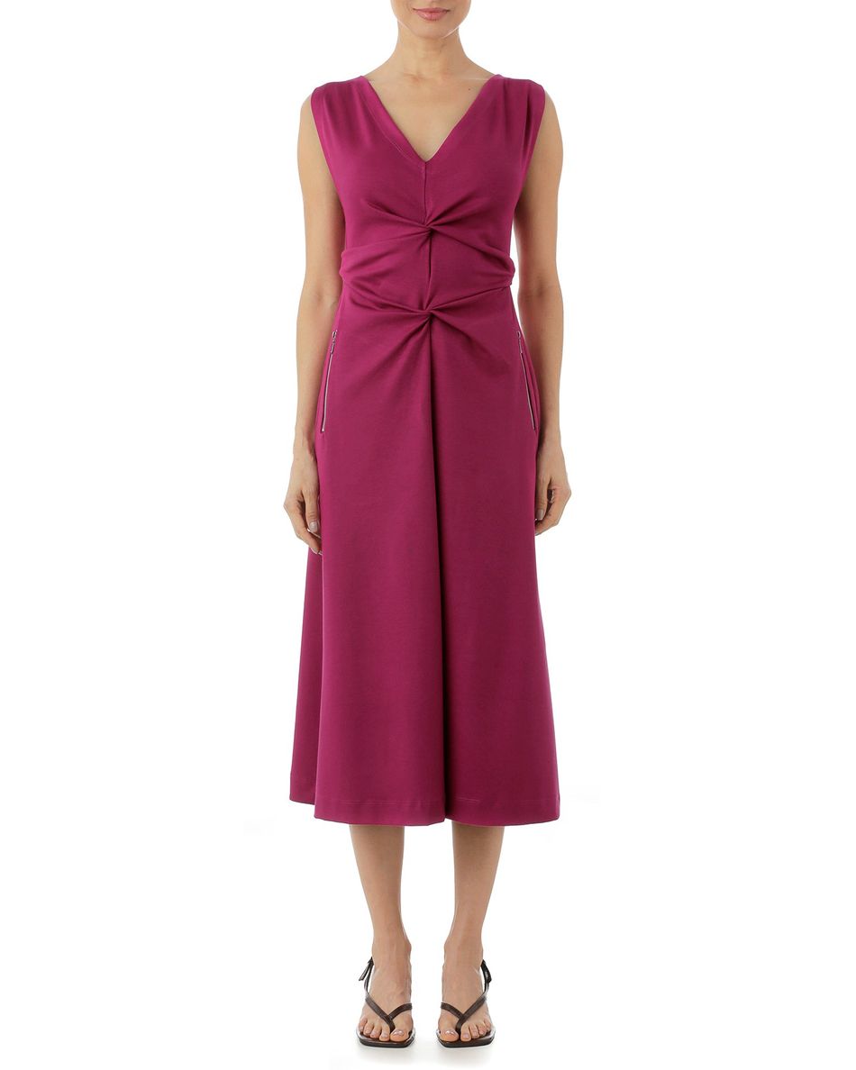 Vestido dois nós magenta
