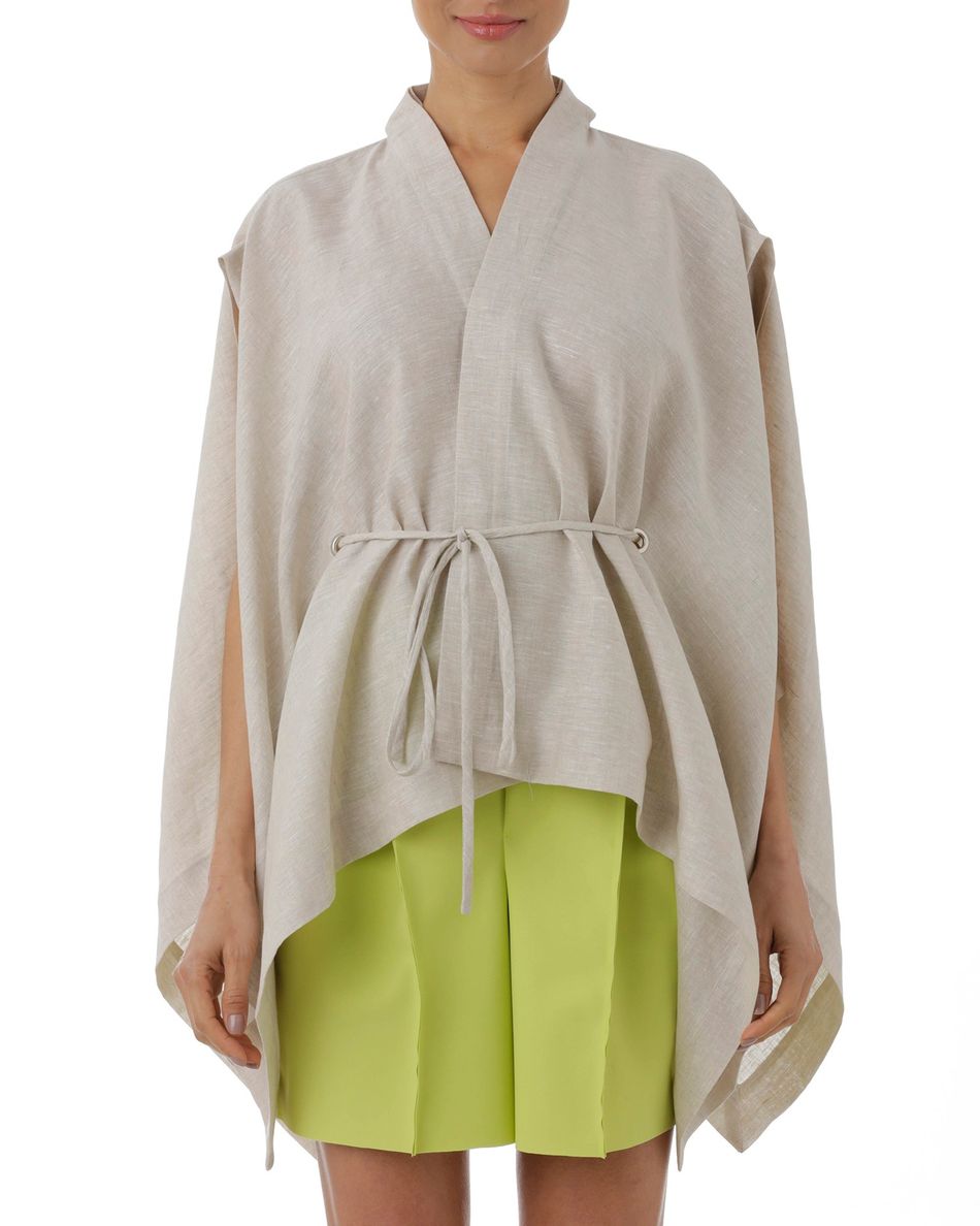 Blusa quimono ampla natural
