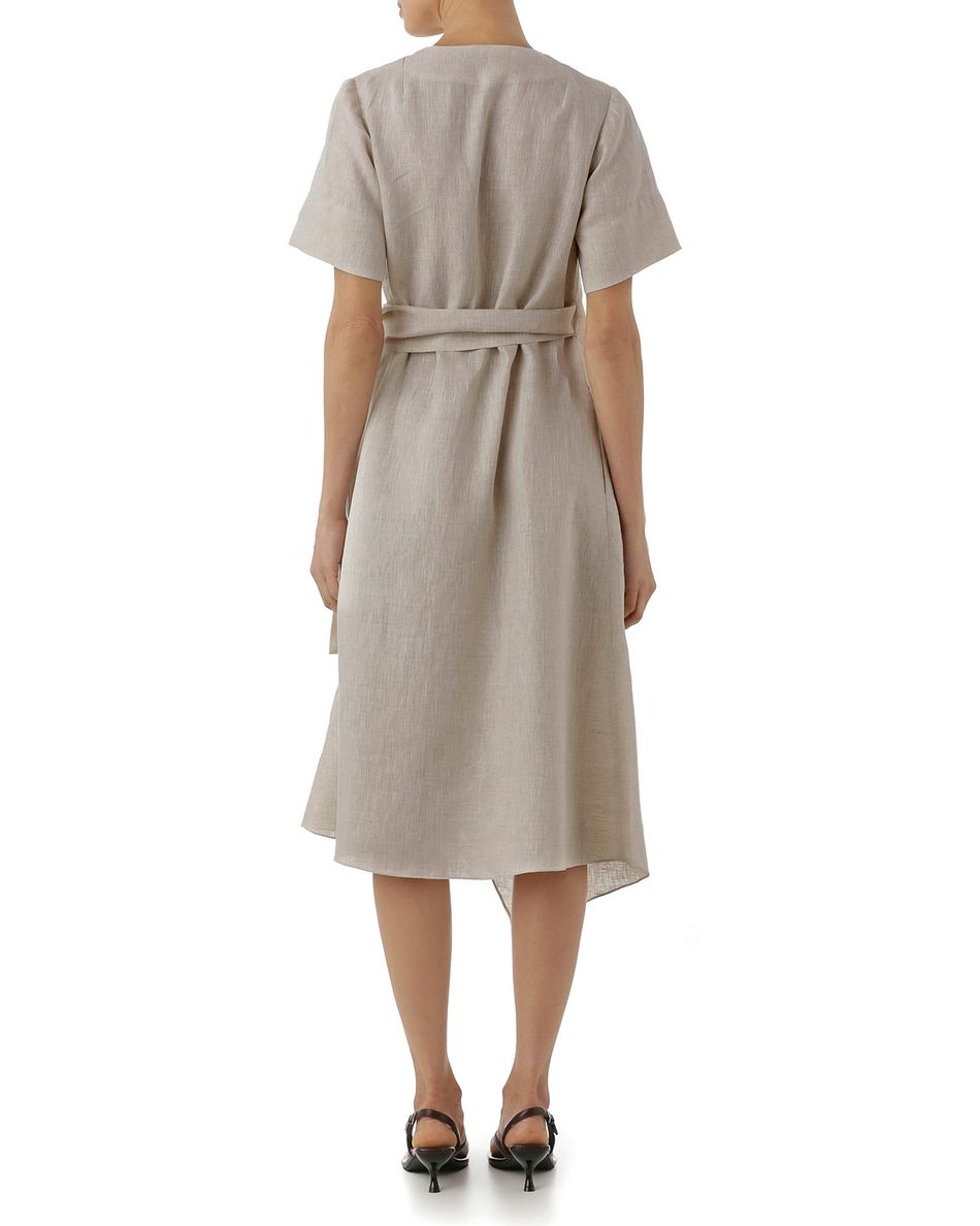 Vestido transpasse Natural