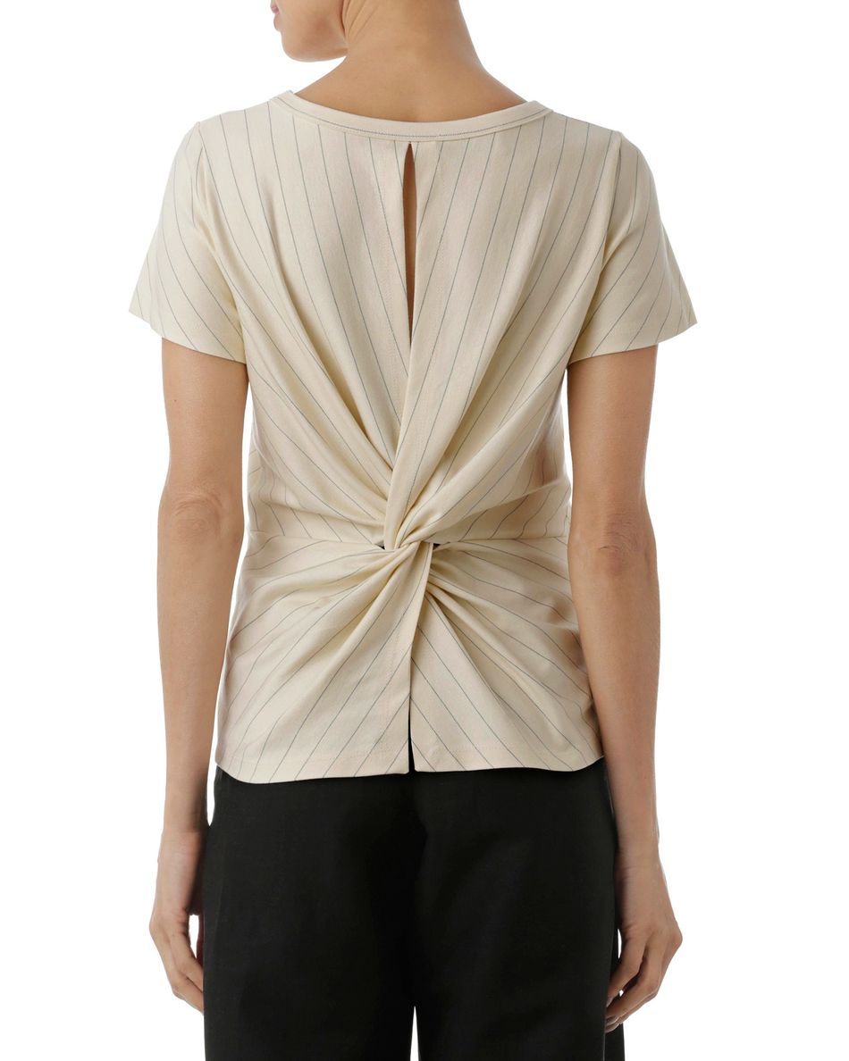 Blusa nó quatro pontas Off White