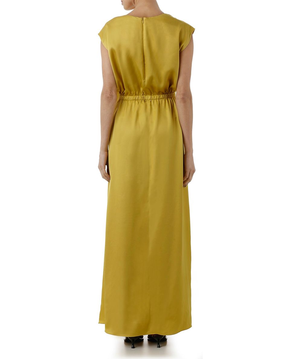 Vestido blusé longo Amarelo