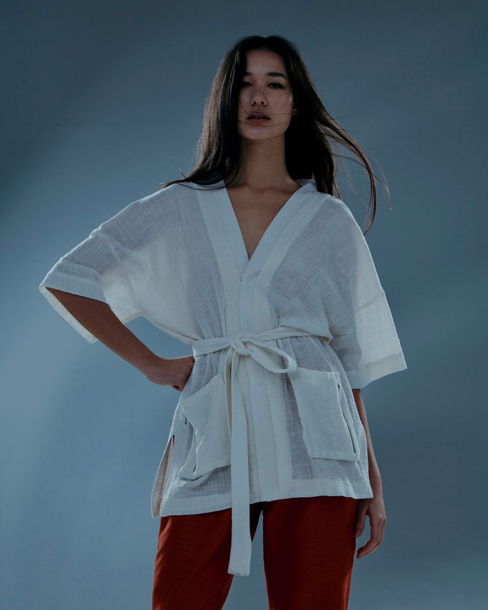 Blusa quimono Branco