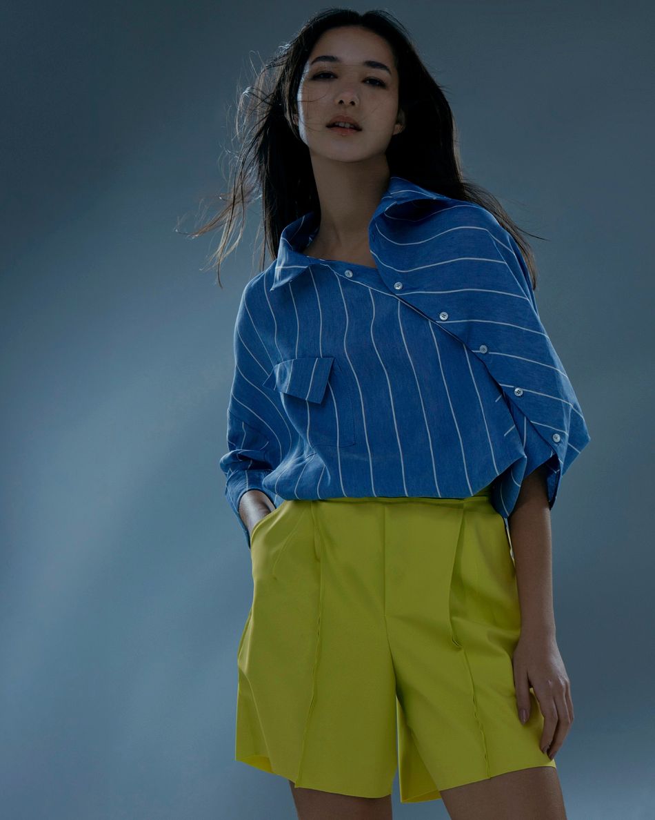 Shorts Malha Block - Amarelo Limão