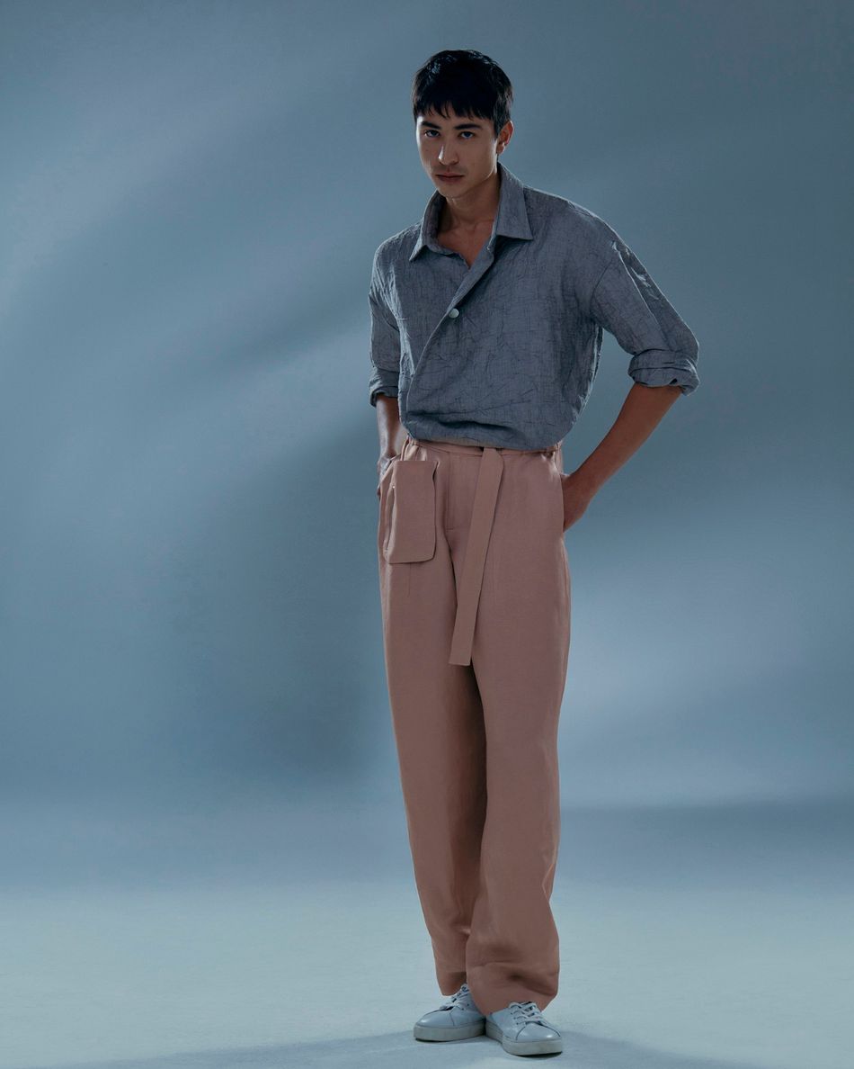 Camisa singular cinza Nando
