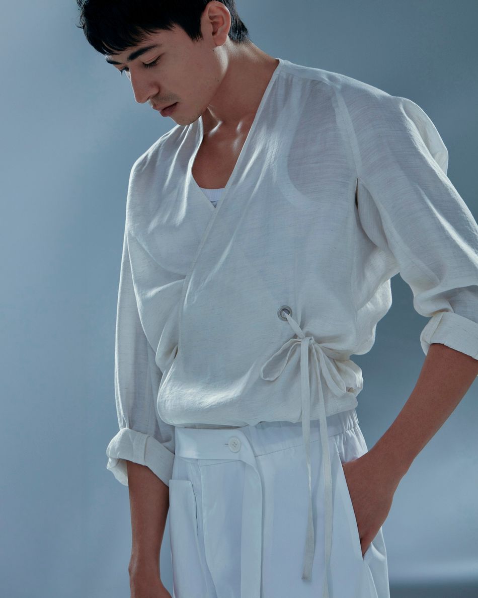 Blusa quimono transpasse Natural