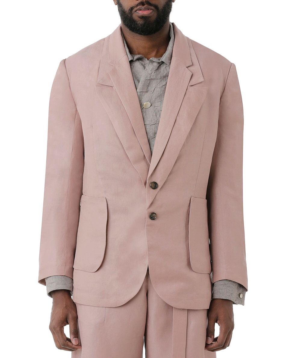 Blazer gola dupla Nando rosé