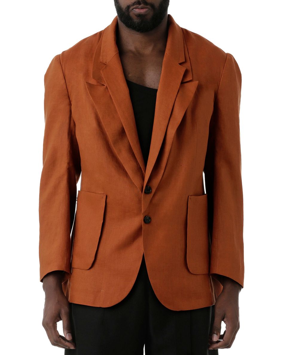 Blazer gola dupla Nando terracota