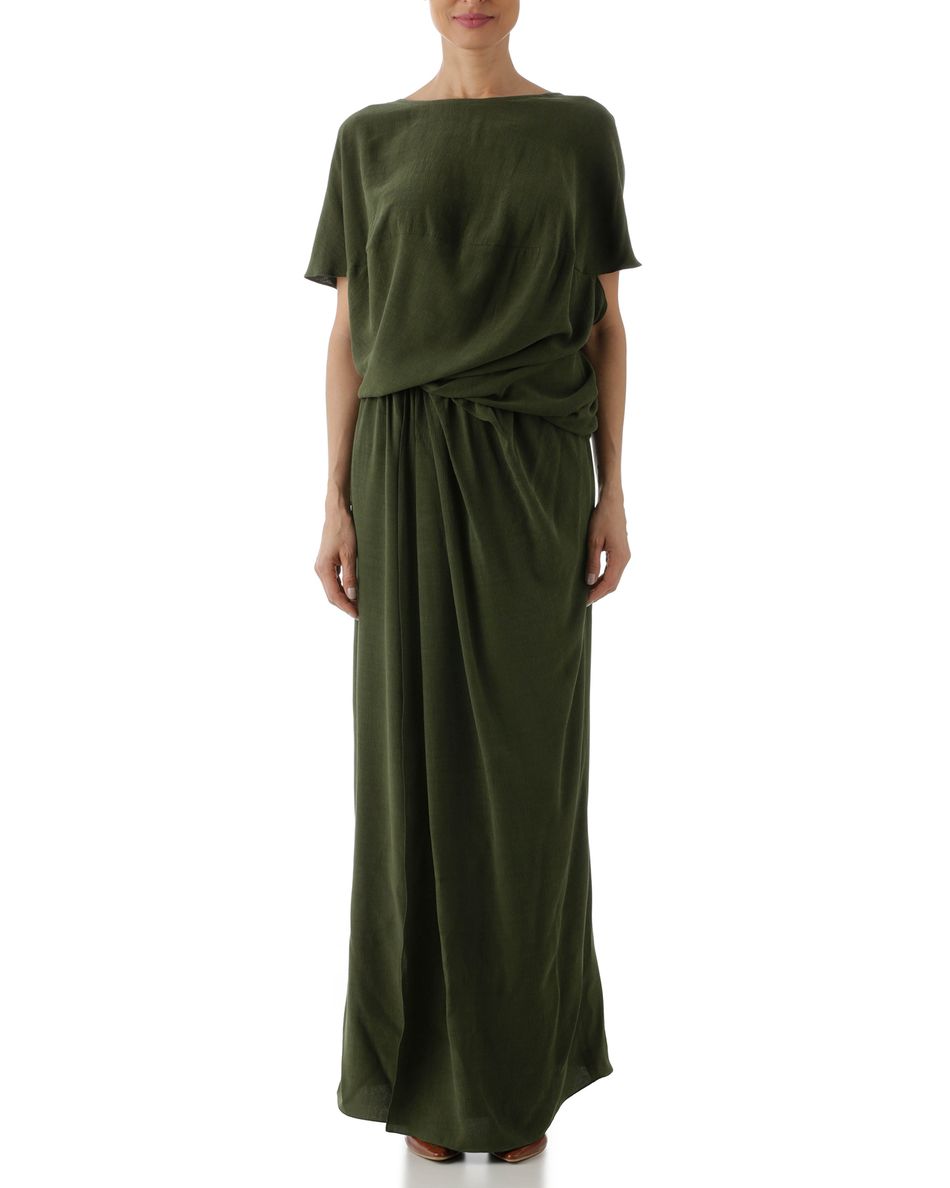Vestido Dois Círculos Verde