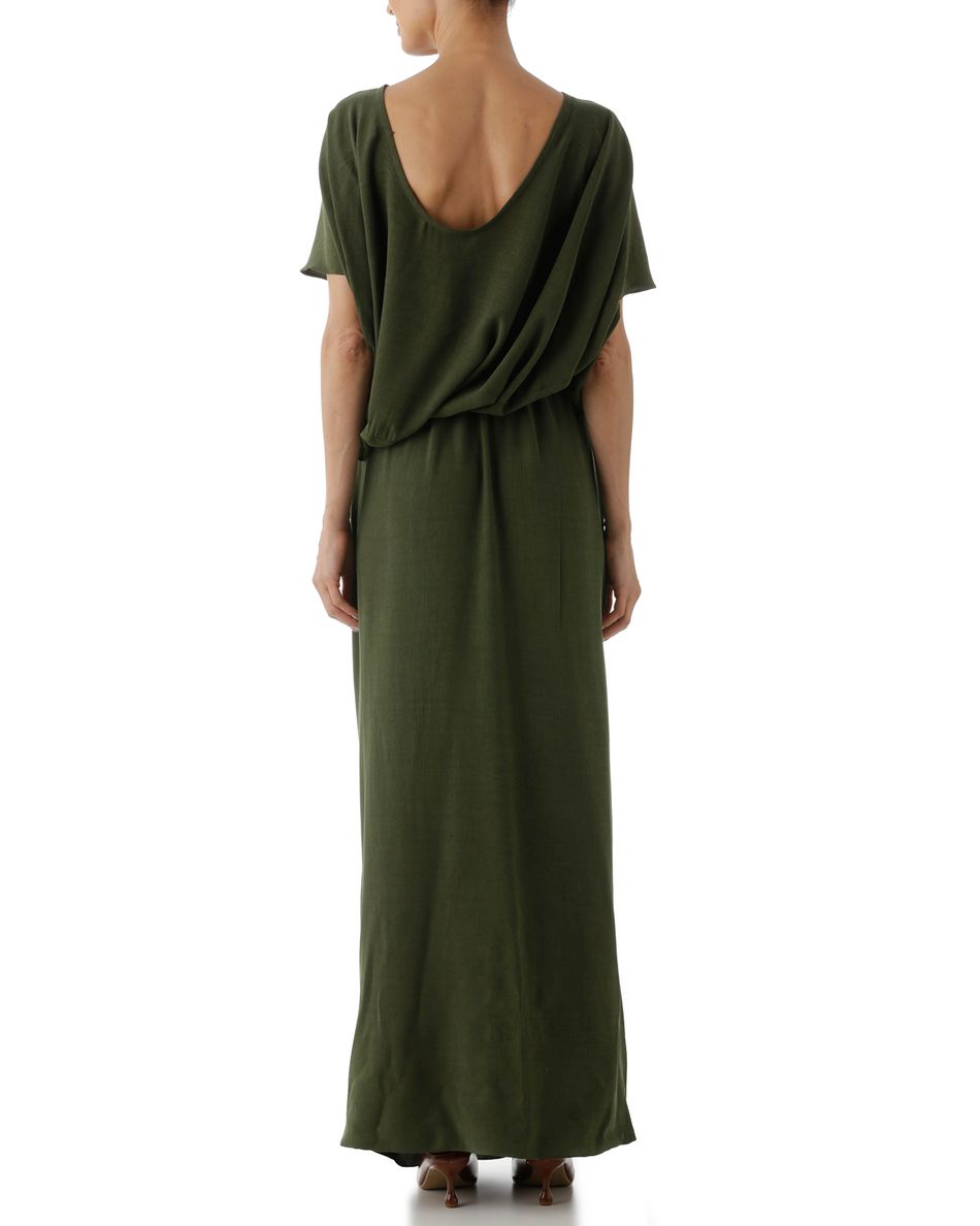 Vestido Dois Círculos Verde