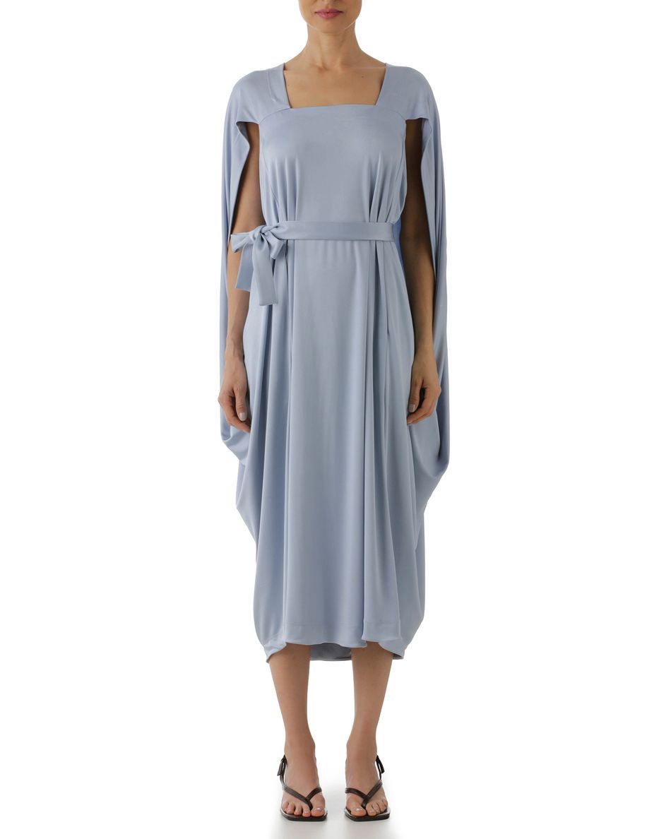 Vestido Hexágono Azul Bebê