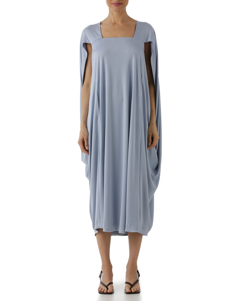 Vestido Hexágono Azul Bebê