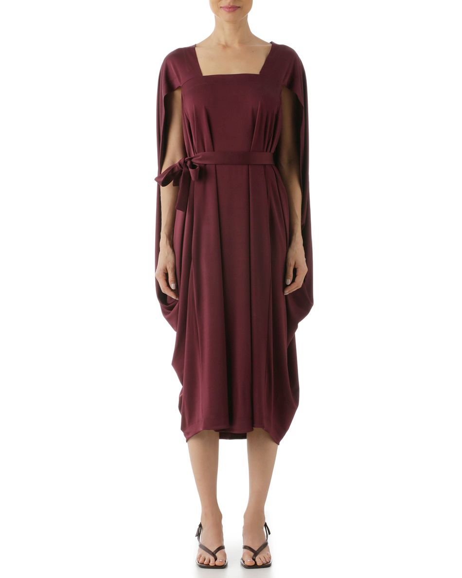 Vestido Hexágono Bordô