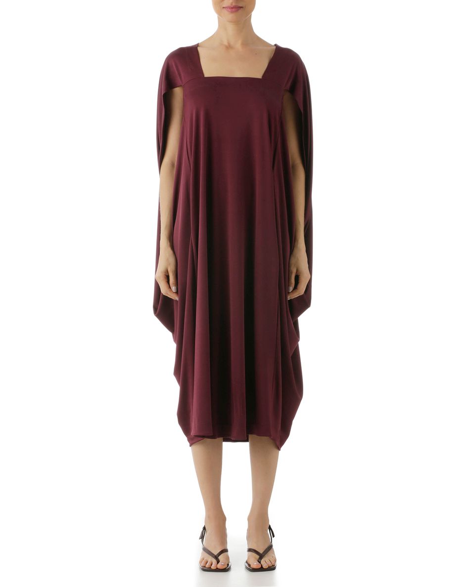 Vestido Hexágono Bordô