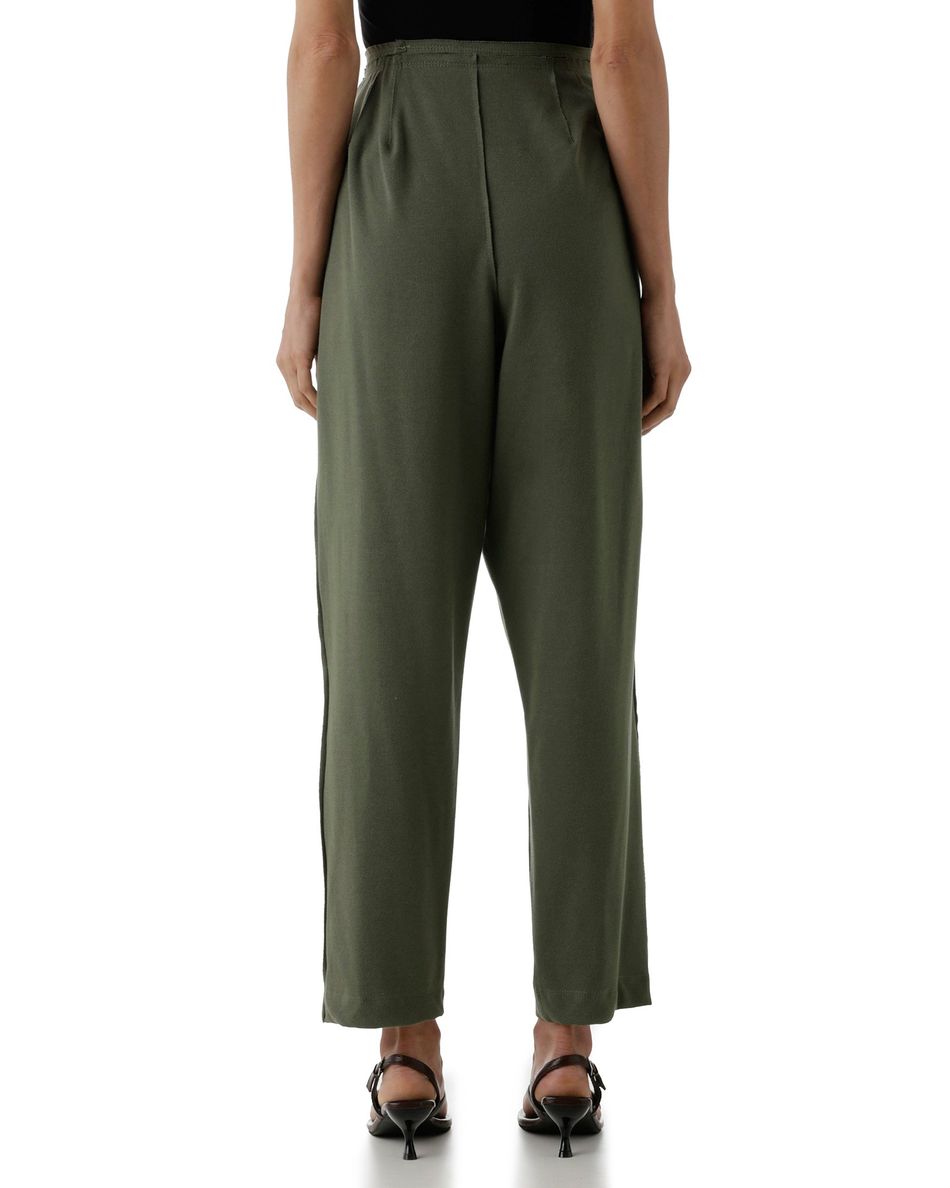 Calça Saruel Com Transpasse Verde