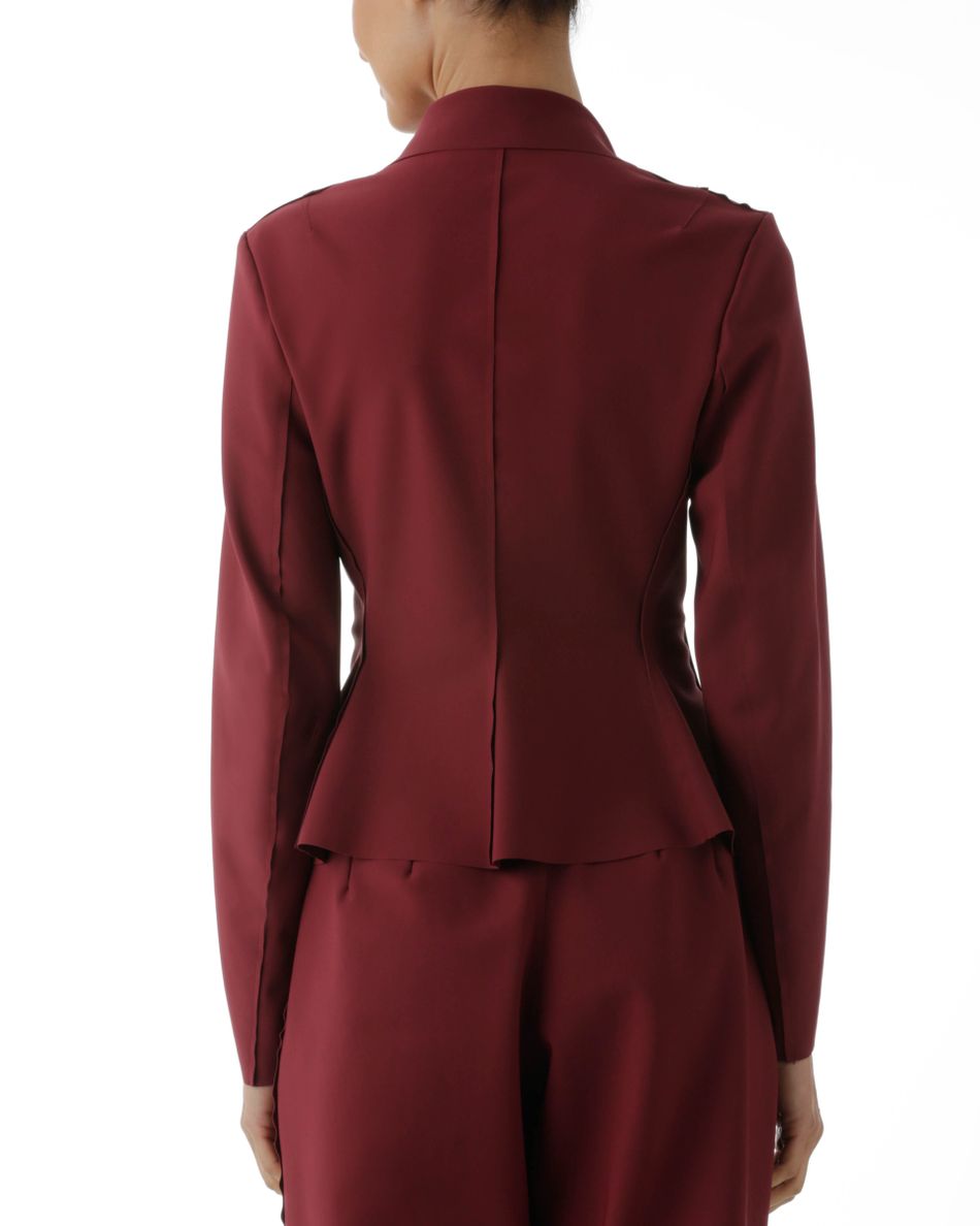 Blazer Babado Vinho