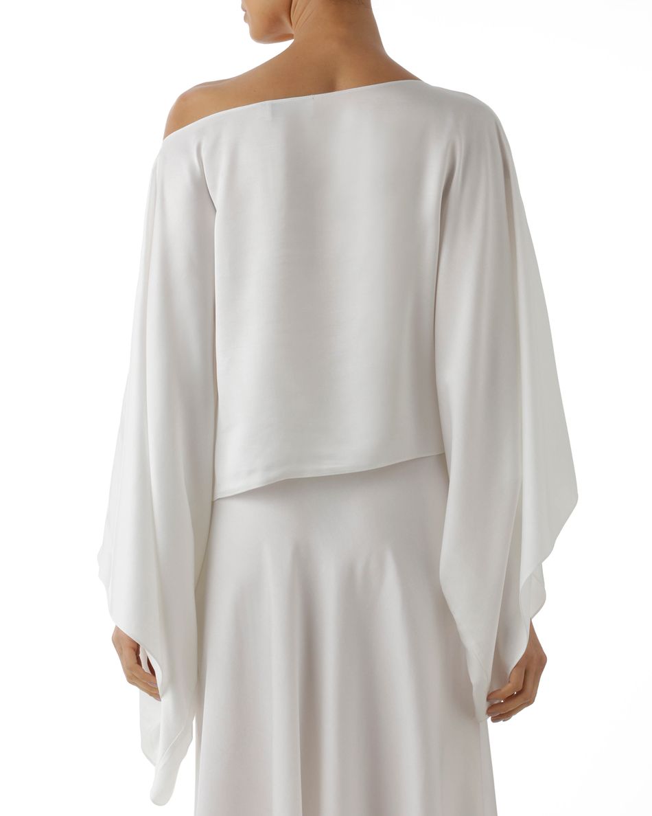 Blusa Retângulo Bordado Branco