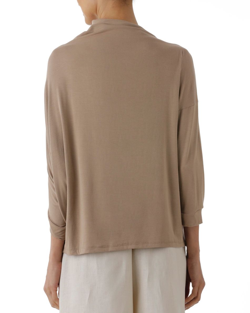 Blusa Assimétrica Marrom