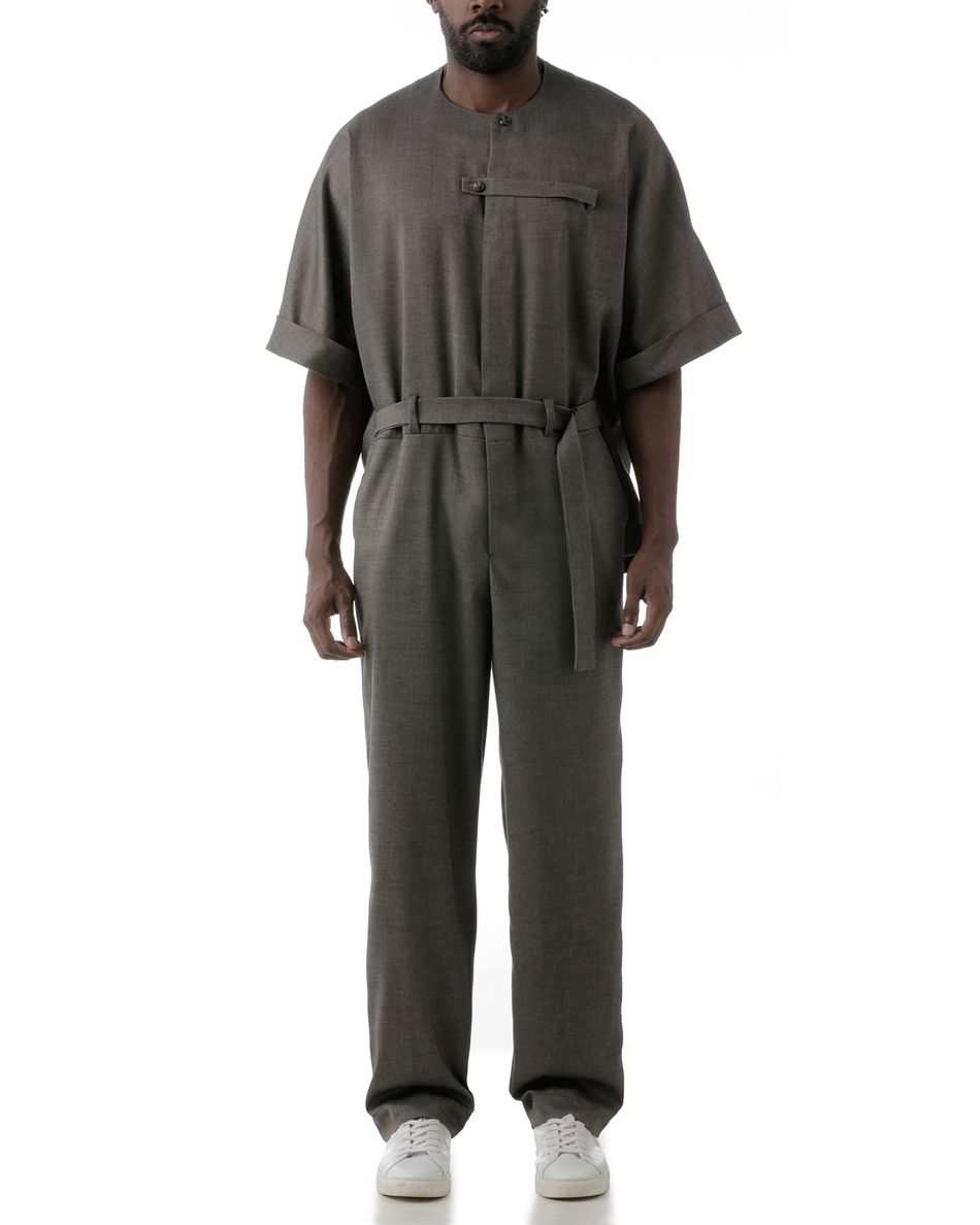 Macacão Camisa Nando Cinza