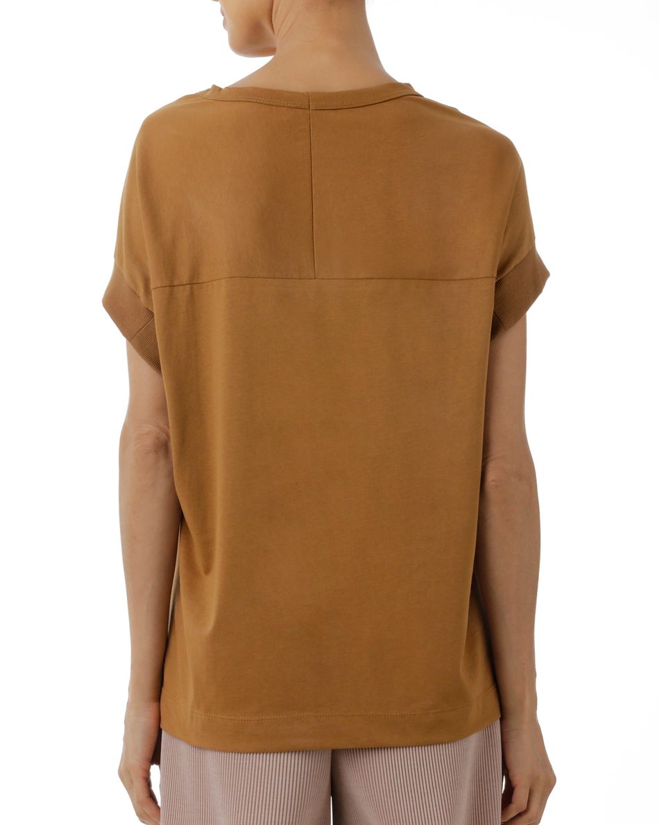 Blusa Quadrado Caminhos Caramelo