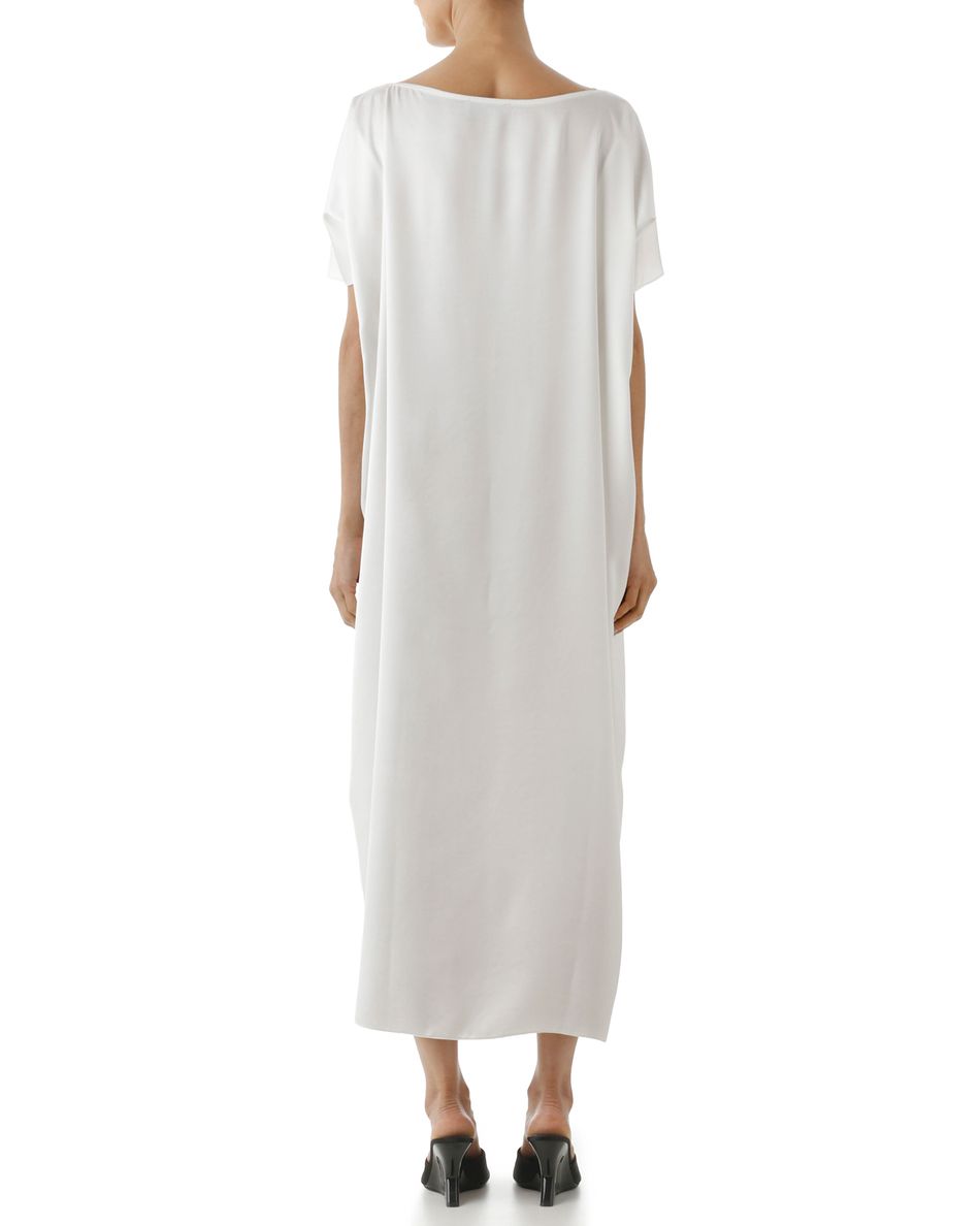 Vestido Bordado Círculo Branco