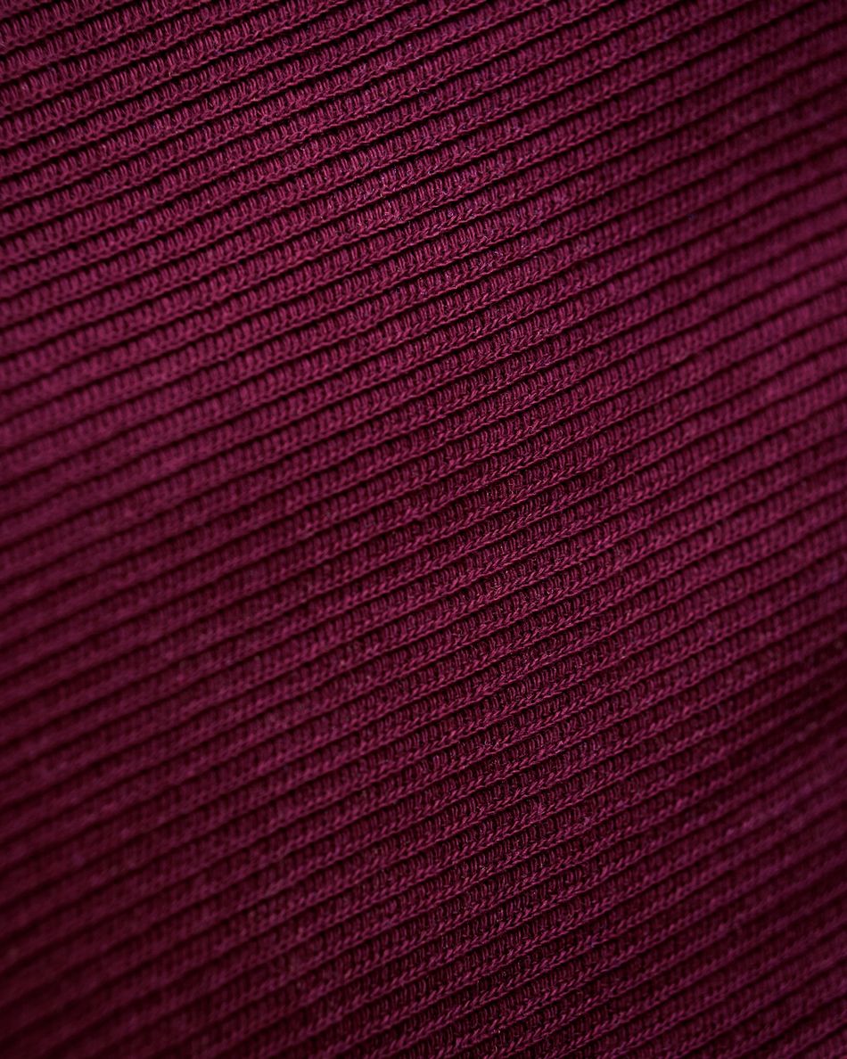 Vestido Mangas Destacáveis Bordô