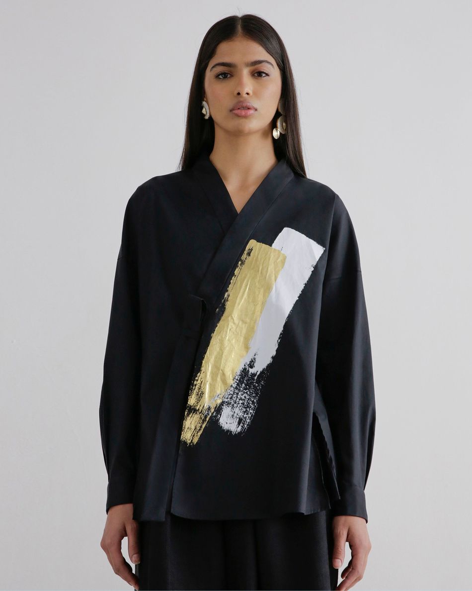 Camisa Quimono Foil