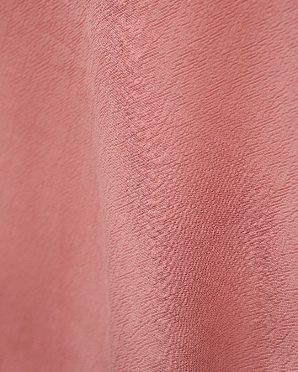 Blusa Laço com Drapeado Rosa