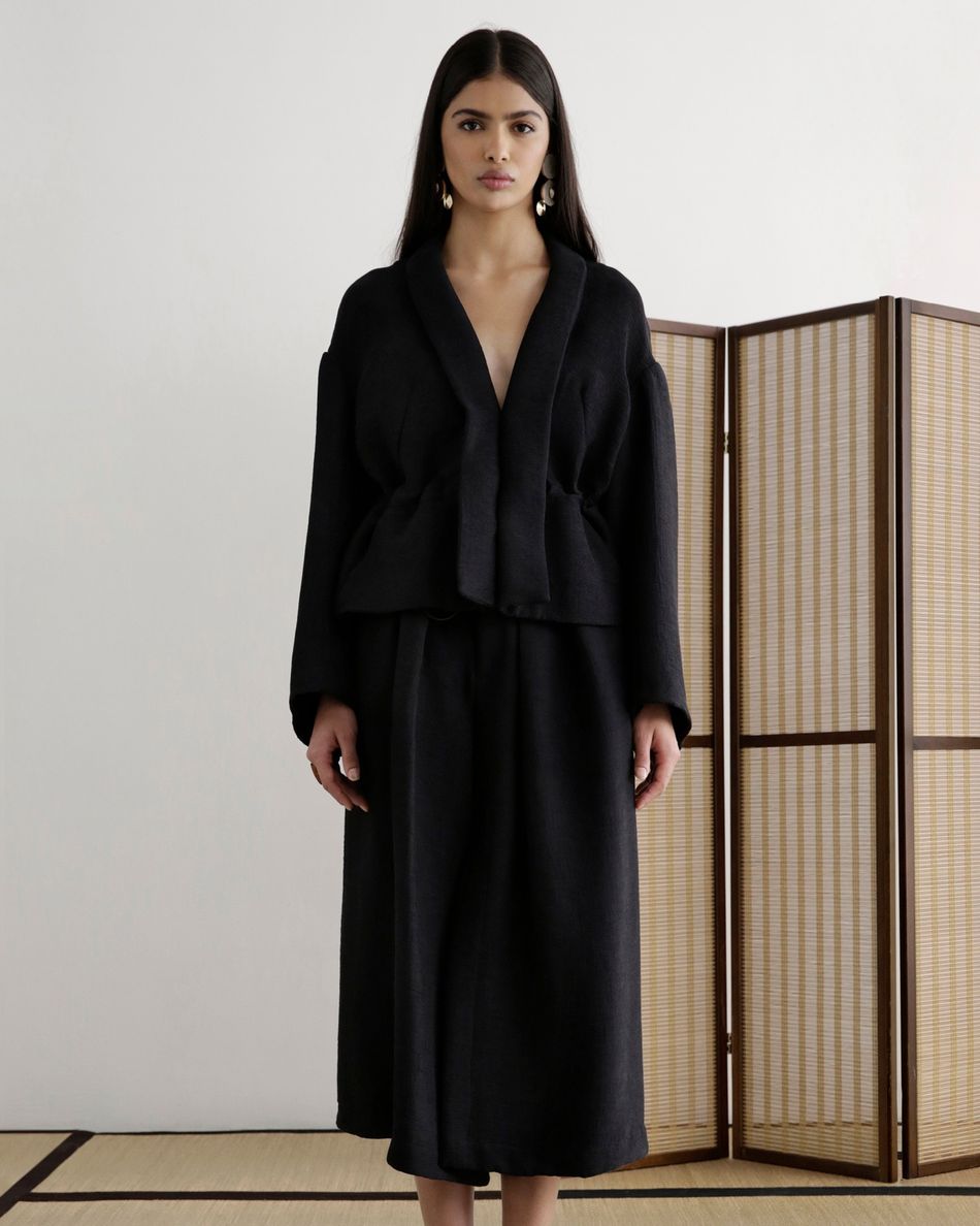 Calça Saia em S Preto