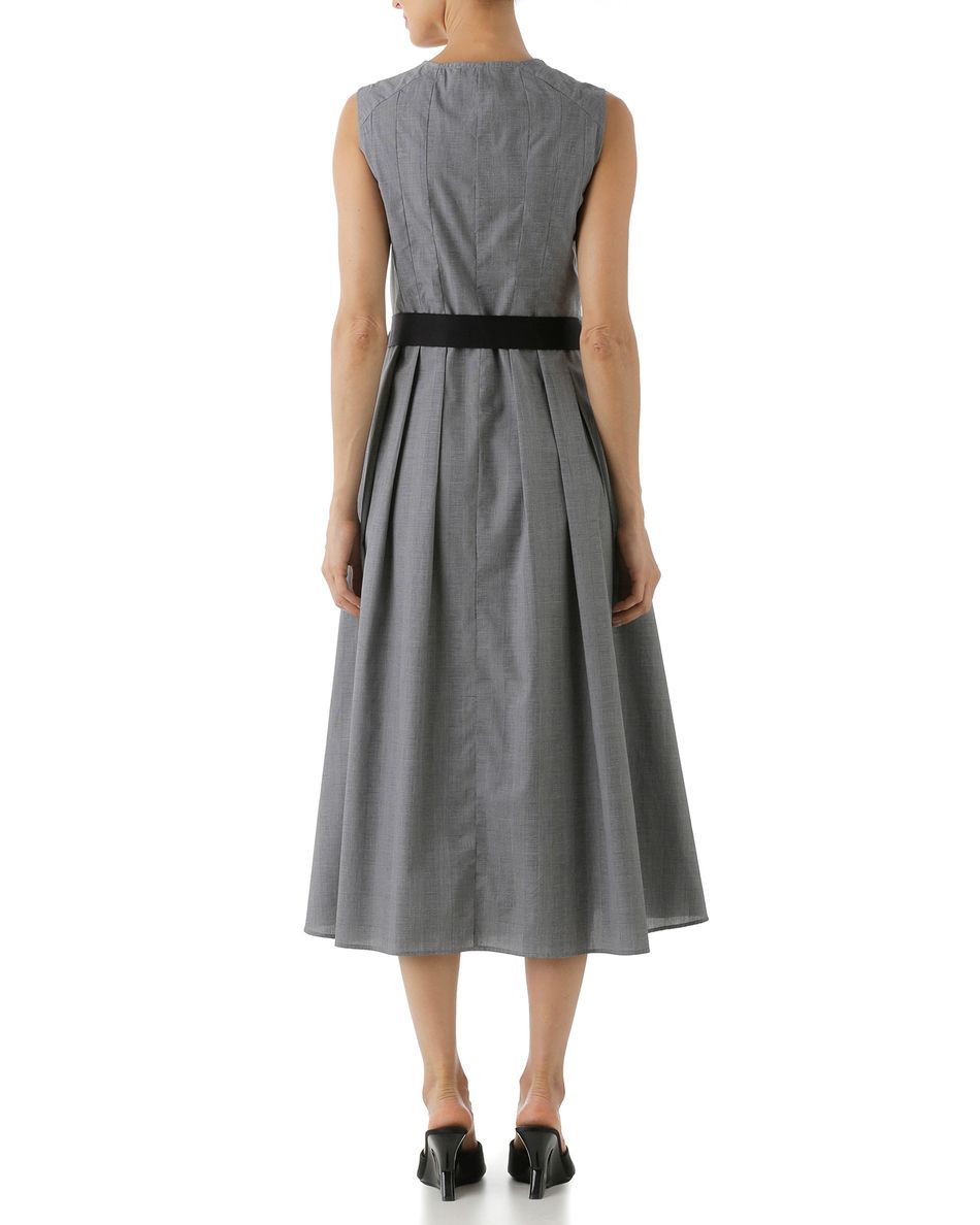 Vestido Transpasse Babado Xadrez