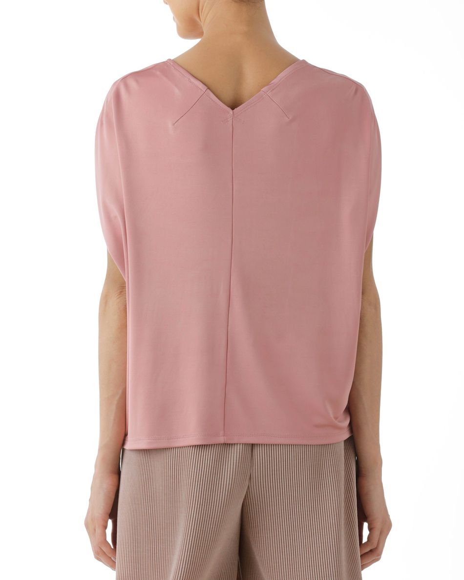 Blusa Decote Quadrado Rosa
