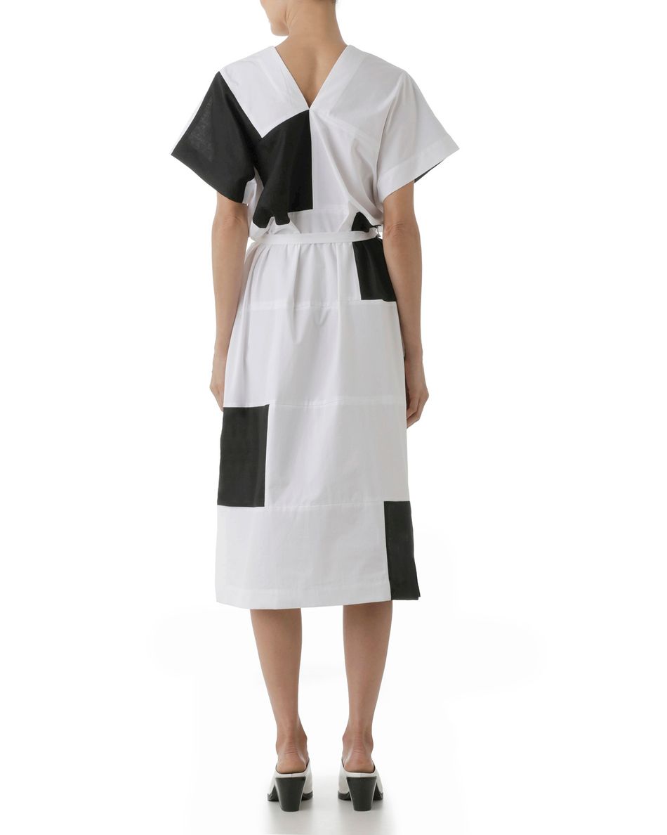 Vestido Modular Upcycling Branco e Preto