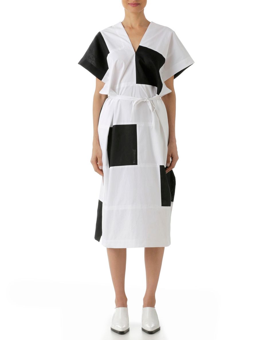 Vestido Modular Upcycling Branco e Preto