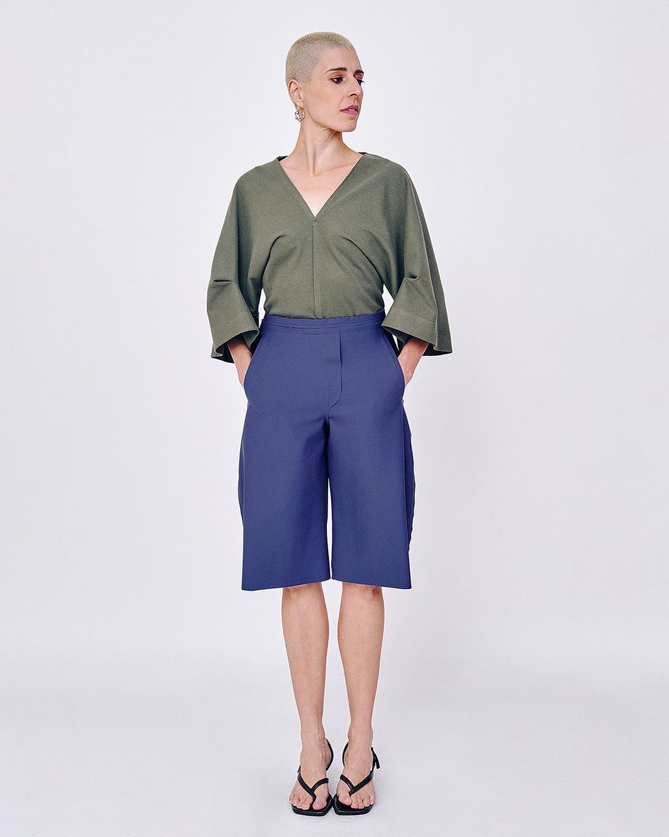 Blusa Manga Ampla Verde