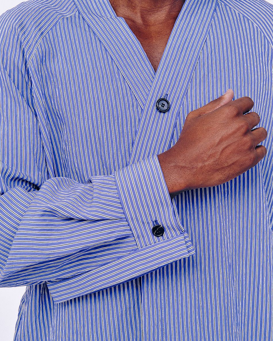 Camisa Quimono Nando Azul