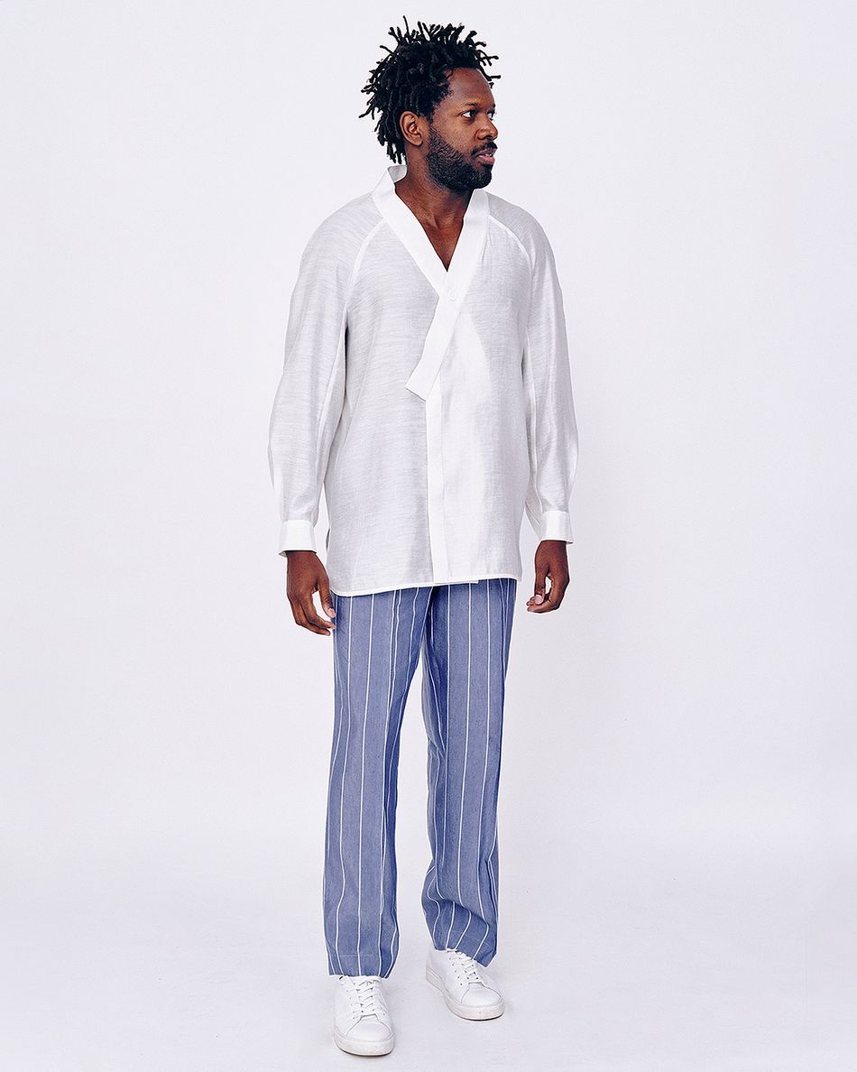 Camisa Quimono Nando Off White
