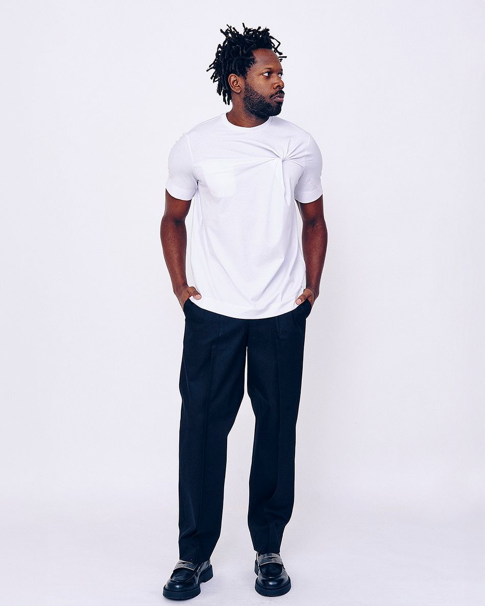 Camiseta Torção Nando Branco