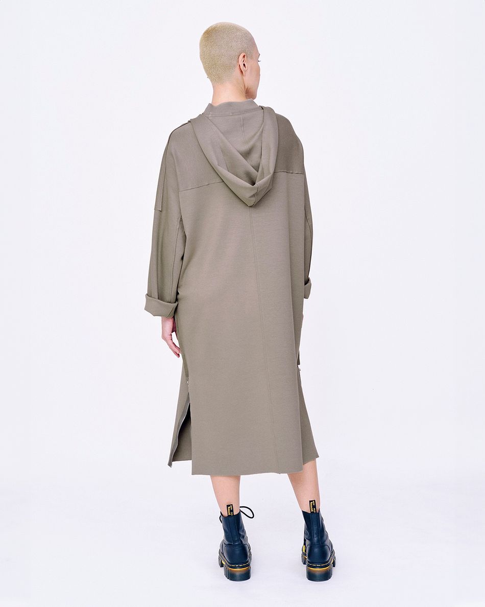 Vestido Zíper à fio Verde