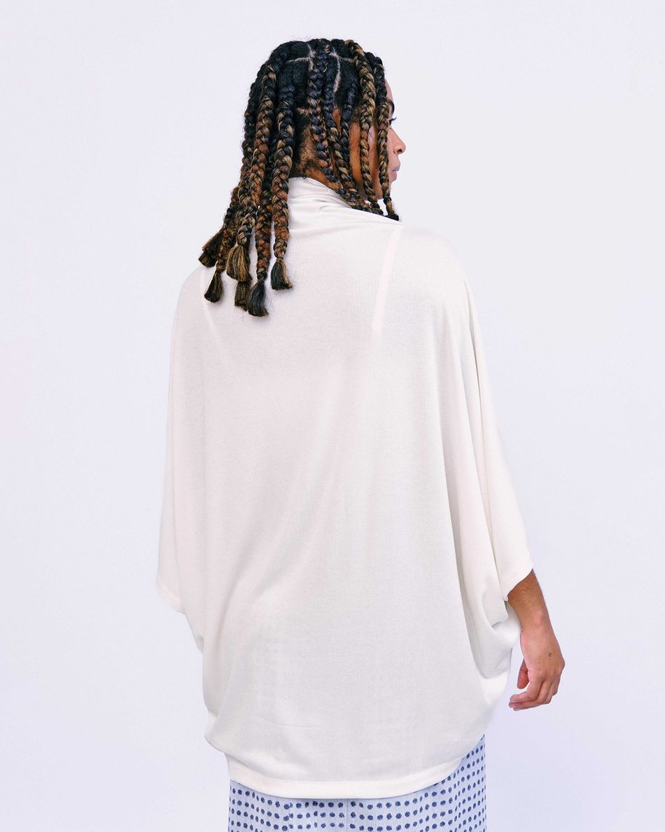 Casaco Quadrado Off White