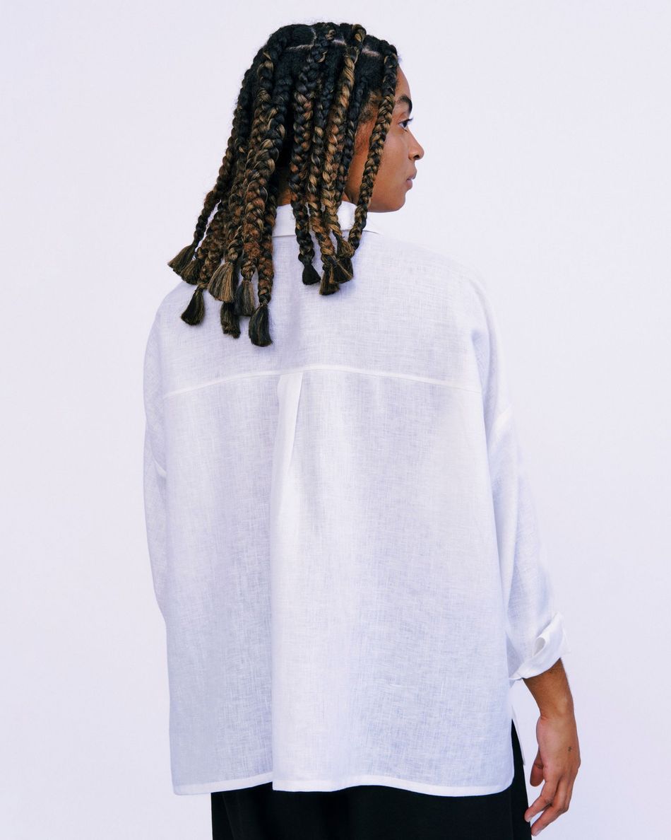Camisa Renda Aba Branco