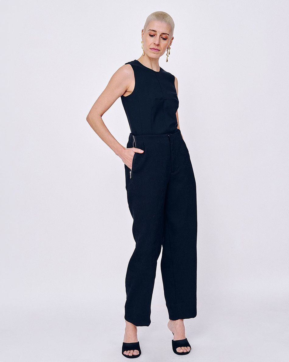 Calça Pence com Zíper Preto