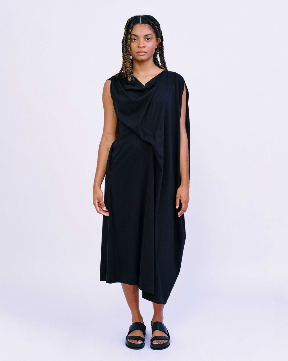 Vestido Retângulo Prega