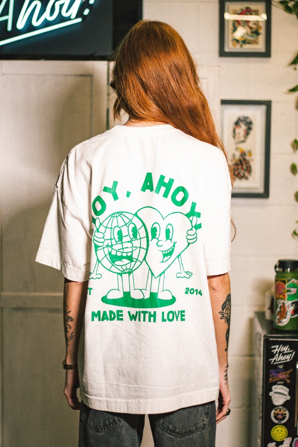 CAMISETA OVERSIZED EXTREMA - MADE WITH LOVE