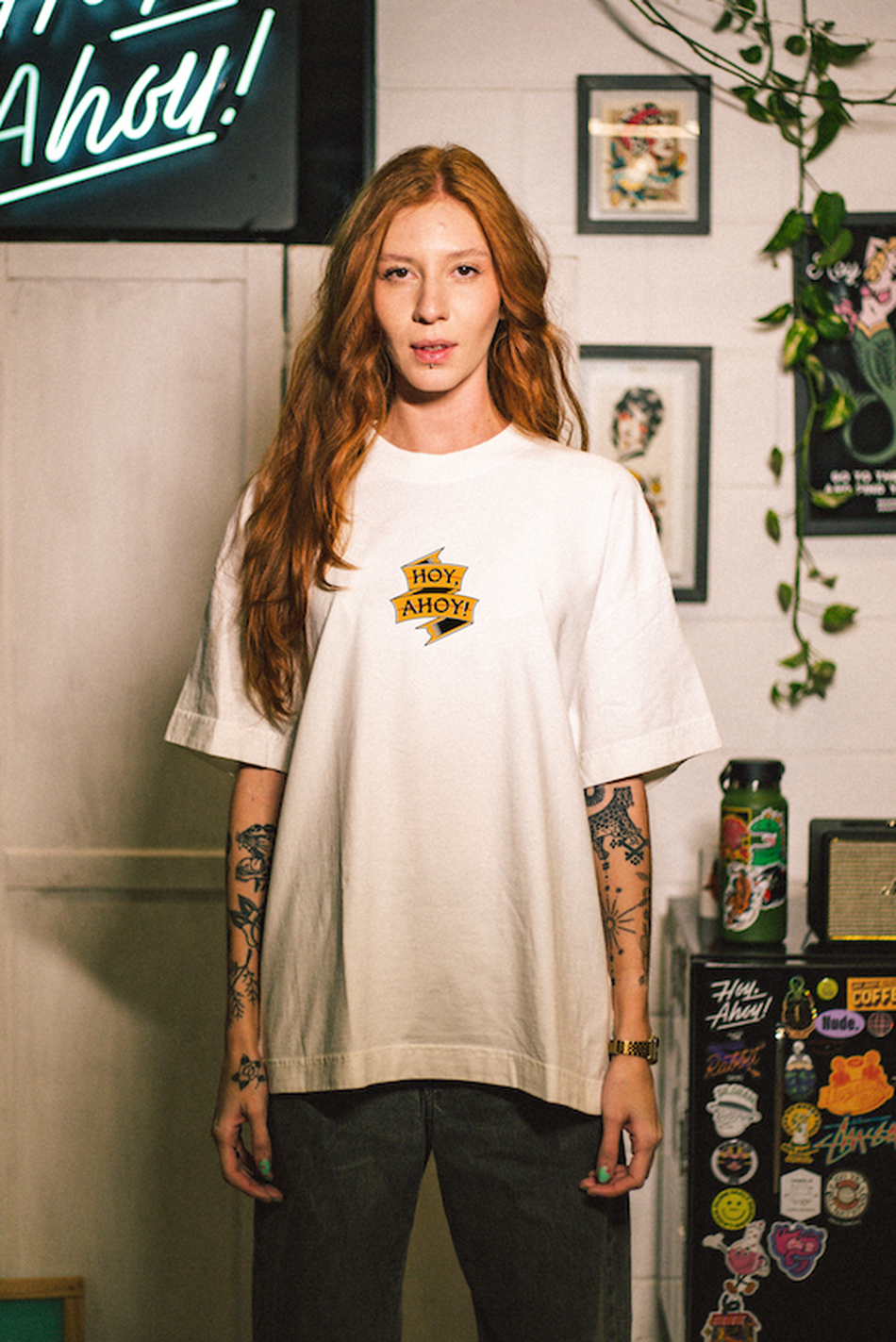 CAMISETA OVERSIZED EXTREMA - NAVY OLDSCHOOL